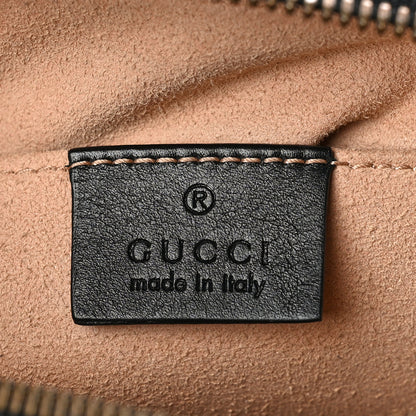 Gucci Calfskin Matelasse Studded Small Pearly GG Marmont Chain Shoulder Bag Black 6 of 10