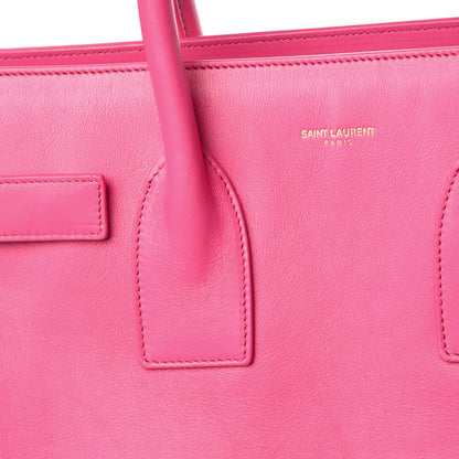 Saint Laurent Calfskin Small Sac De Jour Bubblegum 10 of 27