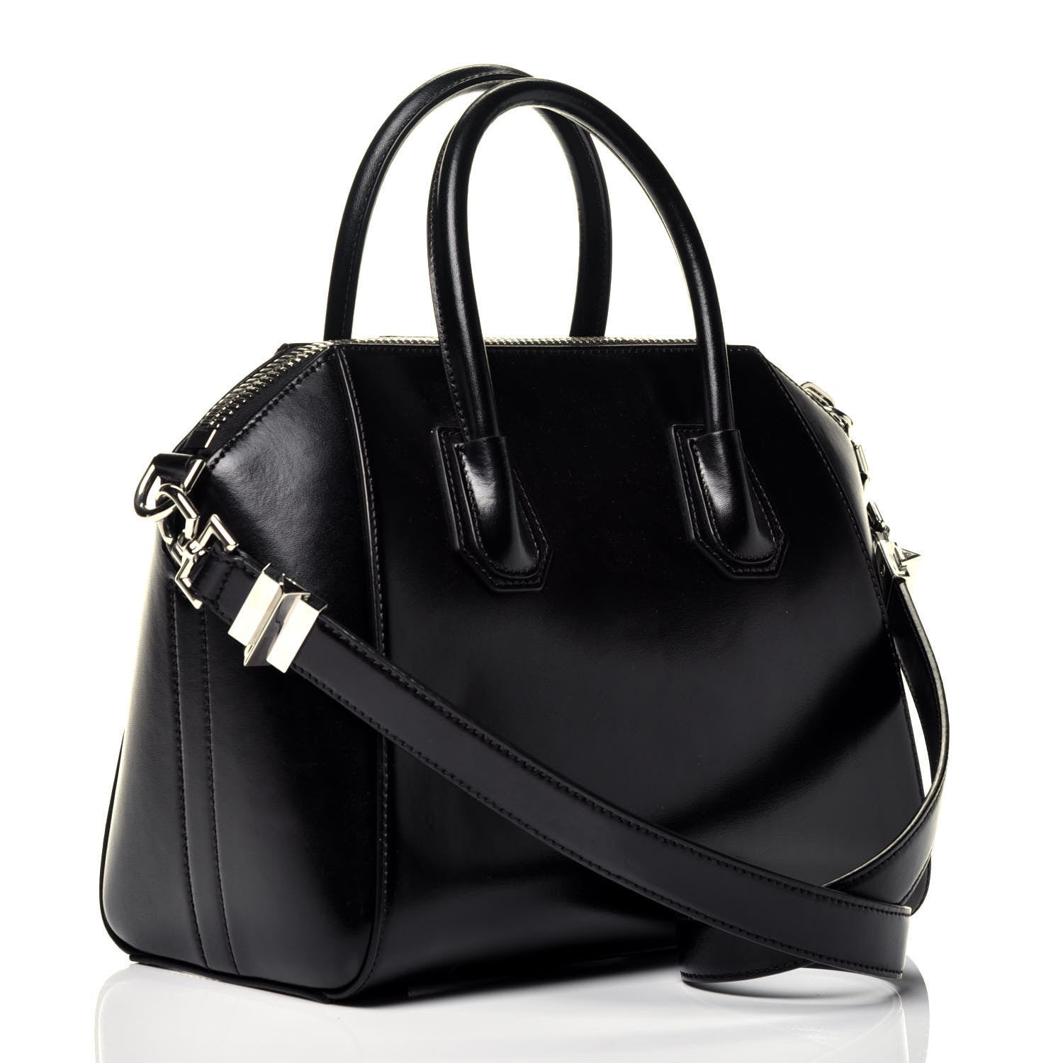 Givenchy Shiny Lord Calfskin Small Antigona Black 4 of 10