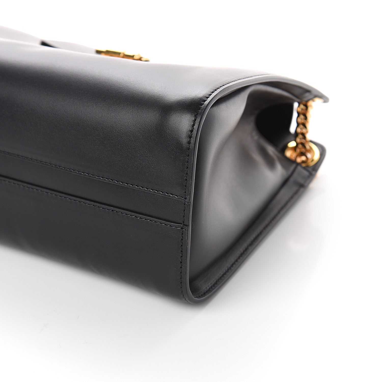 Chloe Shiny Calfskin Medium Annie Shoulder Bag Black 8 of 8