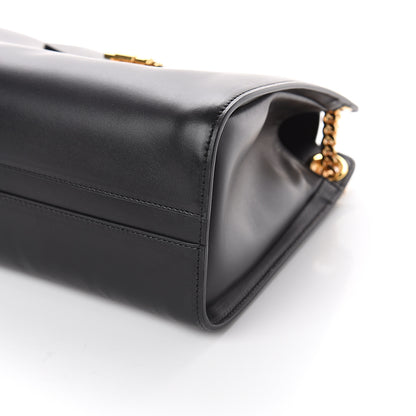 Chloe Shiny Calfskin Medium Annie Shoulder Bag Black 8 of 8
