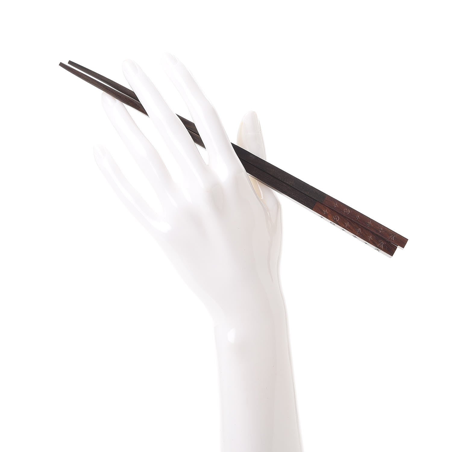 Louis Vuitton Rosewood Monogram Chopsticks with Case 2 of 8