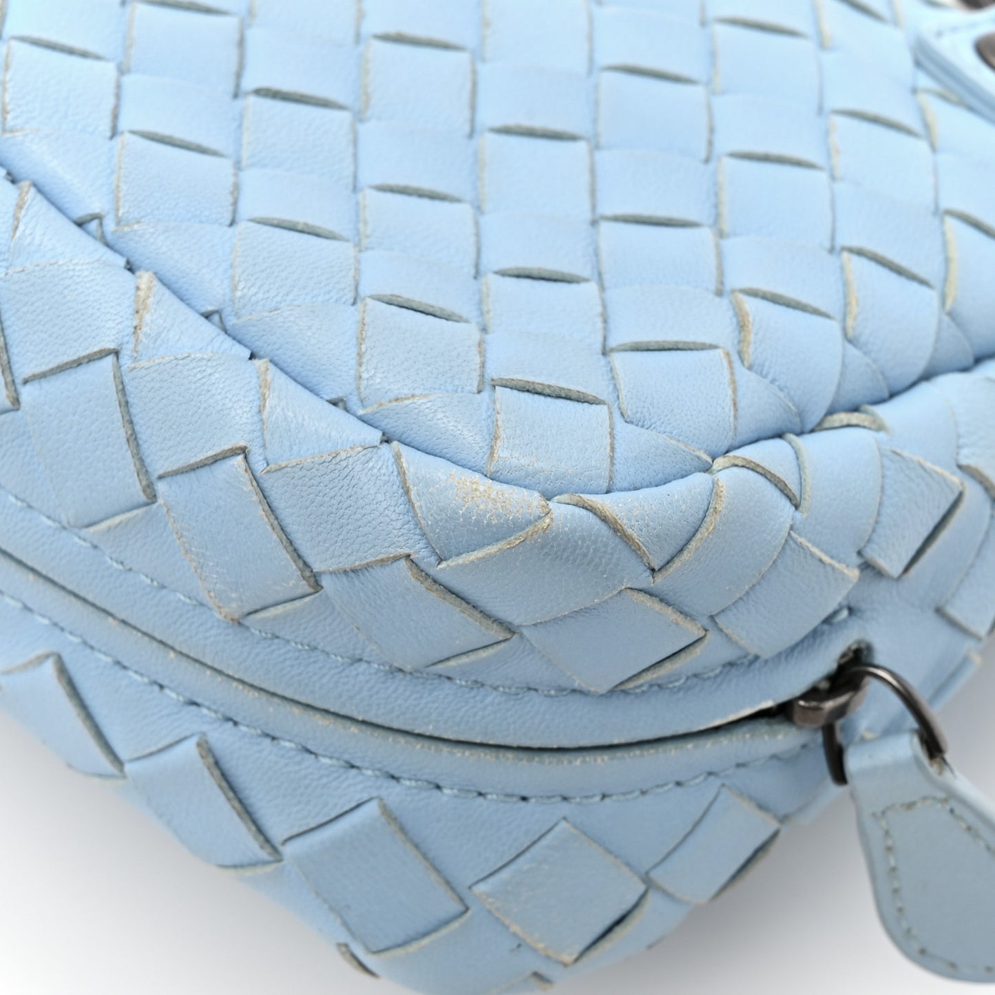 Nappa Intrecciato Small Chain Crossbody Ciel