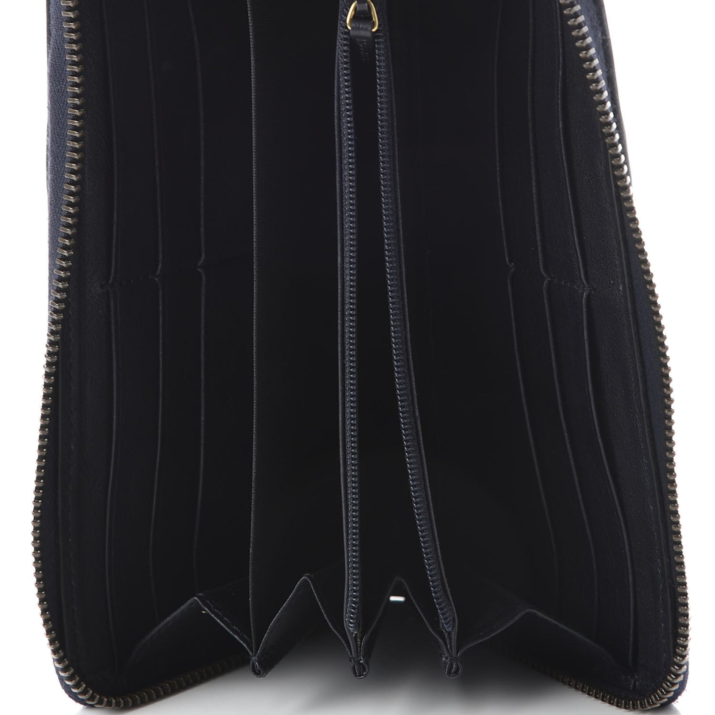 Monogram Web Rania Zip Around Wallet Navy