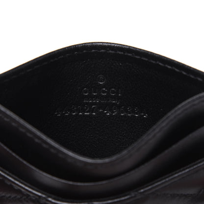 Gucci Calfskin Matelasse GG Marmont Card Holder Black 6 of 9