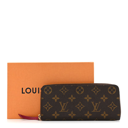 Louis Vuitton Monogram Clemence Wallet Fuchsia 13 of 13