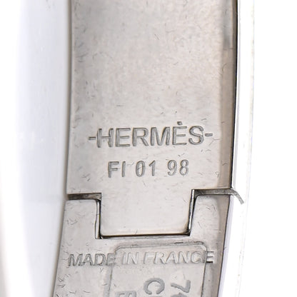 Hermes Enamel Narrow Clic Clac H Bracelet PM Bleu Du Nord 4 of 5