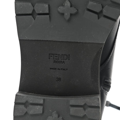 Fendi Nappa FF Embossed Womens Boots 38 Black 6 of 6