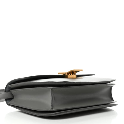 Celine Box Calfskin Medium Classic Box Flap Bag Zinc 3 of 4