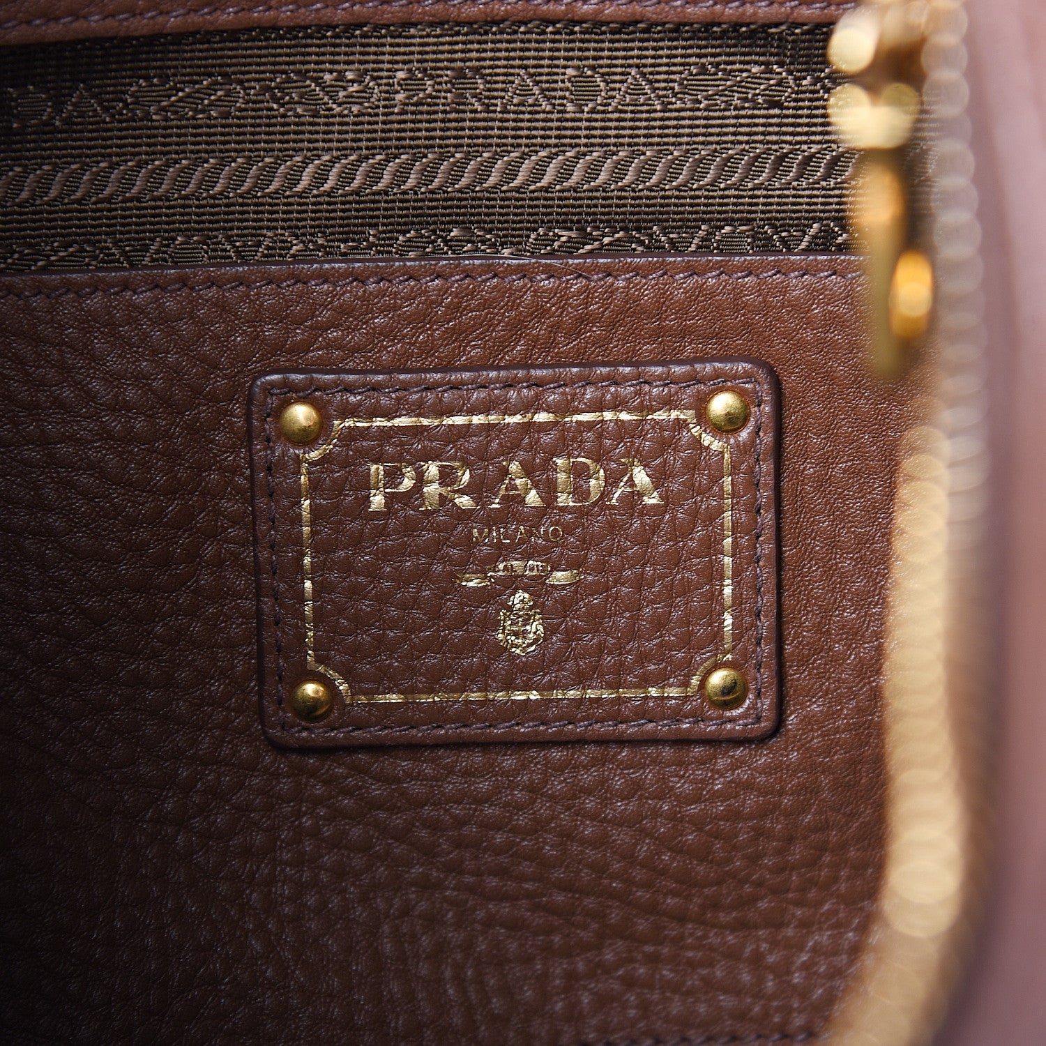 Prada Vitello Daino Hobo Cacao 5 of 9