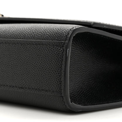 Saint Laurent Grain De Poudre Medium Classic Monogram Kate Satchel Black 9 of 16