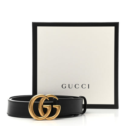 Gucci Calfskin Double G 30mm Belt 75 30 Black 7 of 7