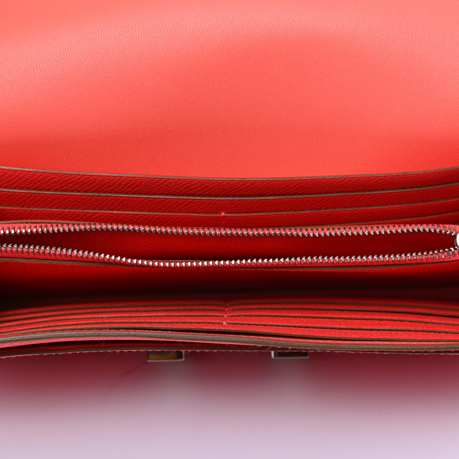 Hermes Epsom Constance Long Wallet Bougainvillea 5 of 7