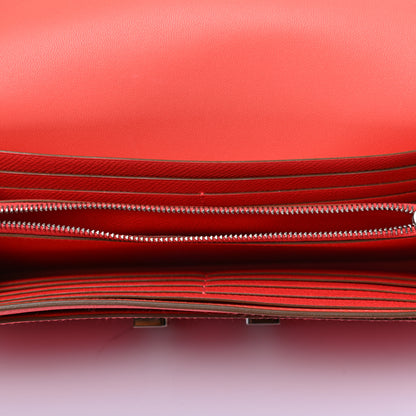 Hermes Epsom Constance Long Wallet Bougainvillea 5 of 7