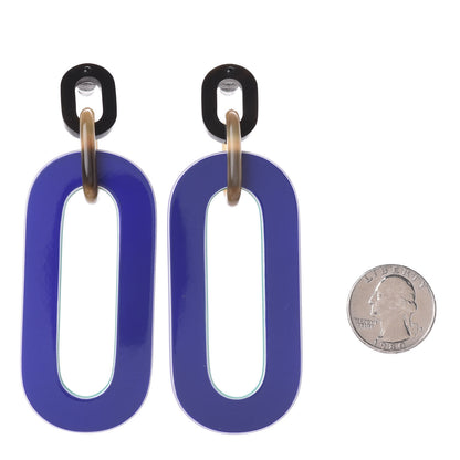 Hermes Buffalo Horn Drop Earrings Multicolor 2 of 4