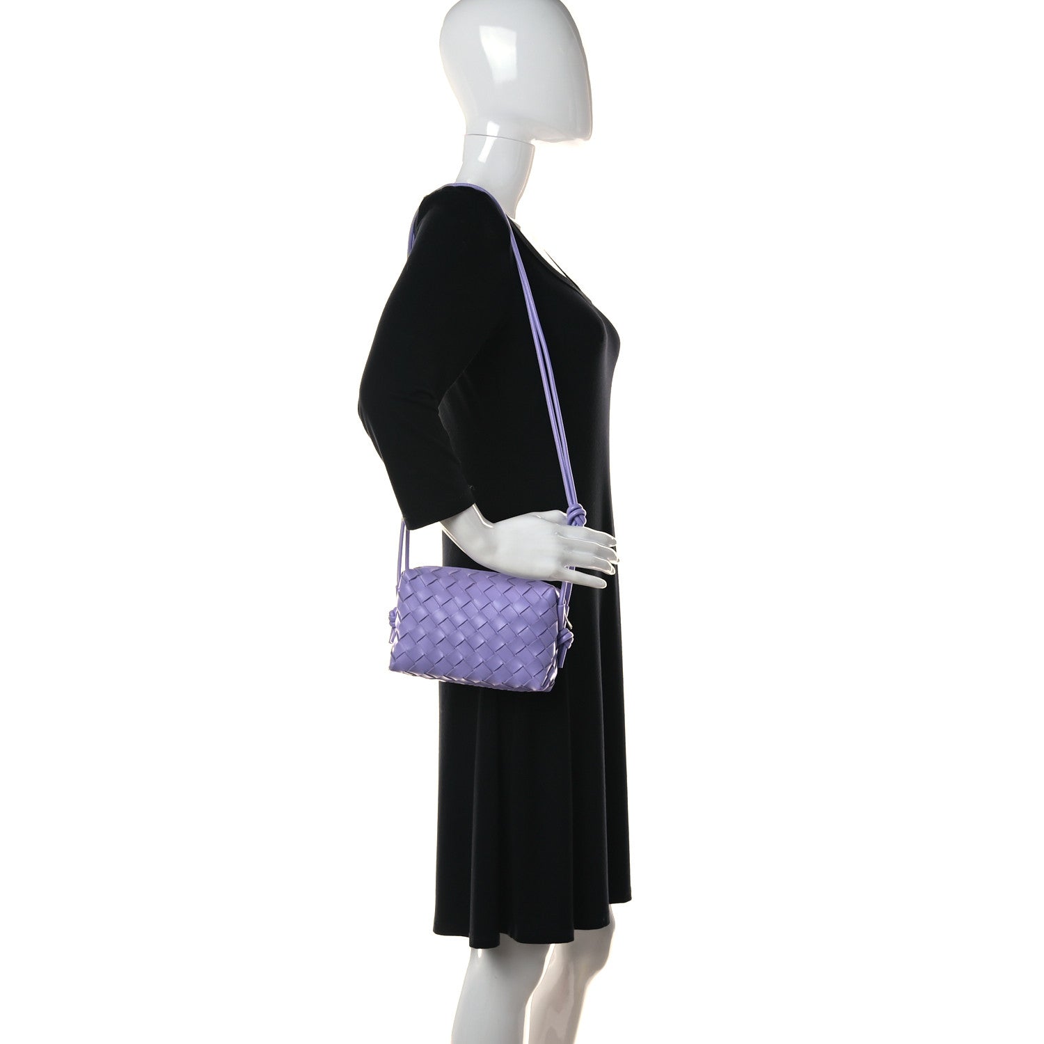 Bottega Veneta Nappa Intrecciato Mini Loop Camera Bag Wisteria 2 of 8