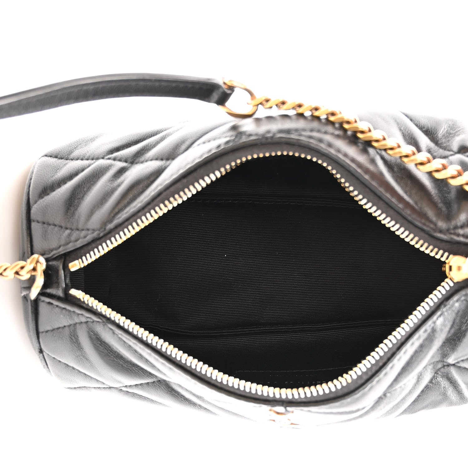 Saint Laurent Lambskin Monogram Mini Sade Tube Bag Black 5 of 11