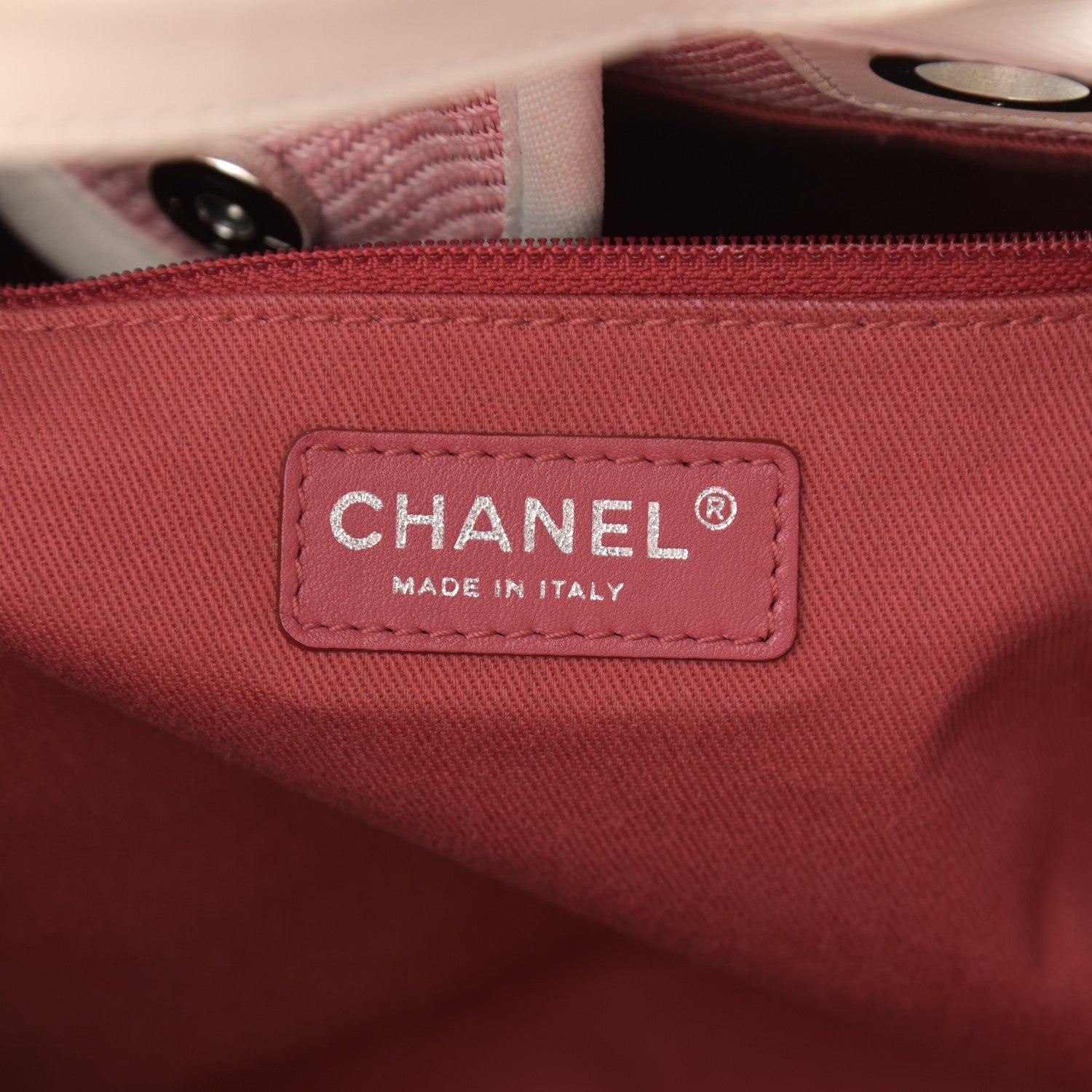 Chanel Canvas Medium Deauville Tote Pink 5 of 17