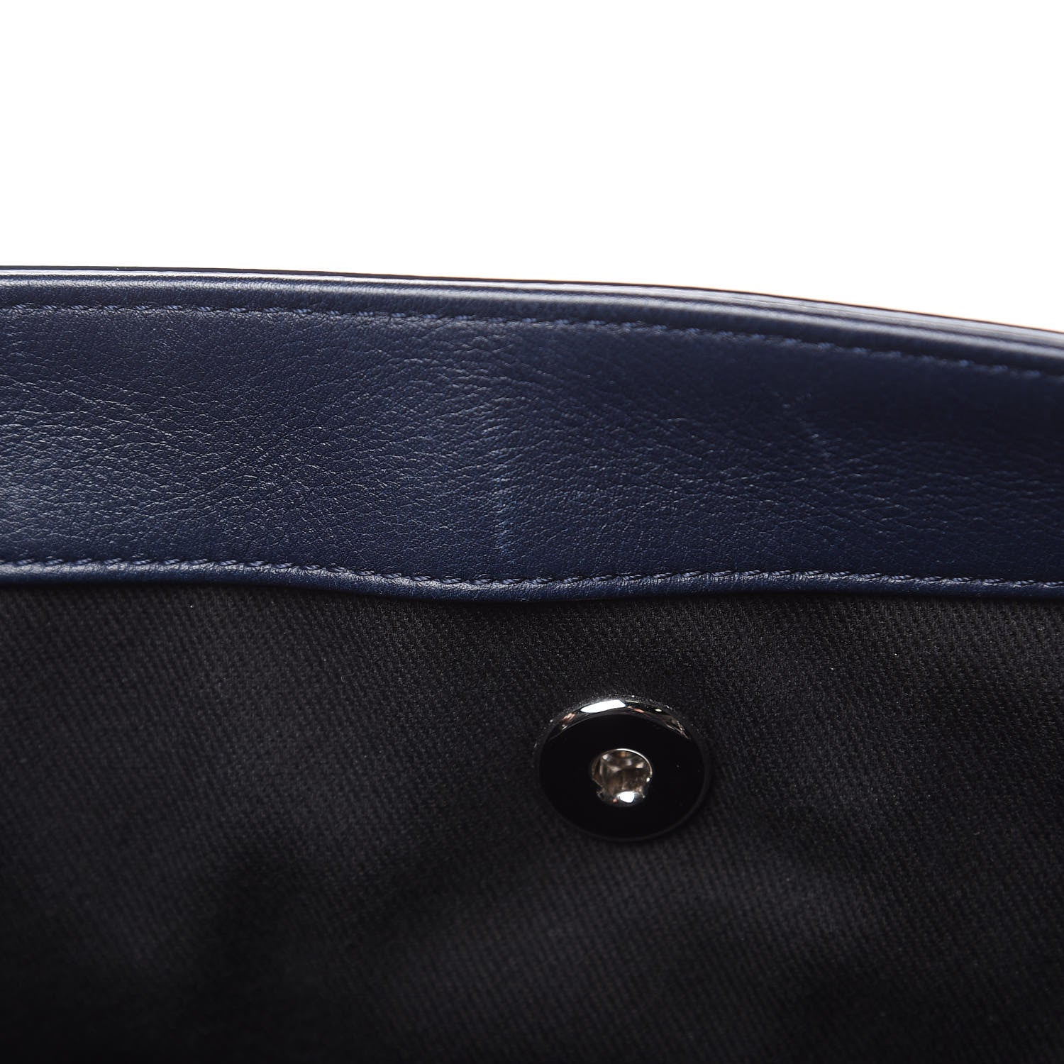 Chanel Patent Quilted Large Coco Shine Accordion Flap Dark Navy Blue 11 of 13