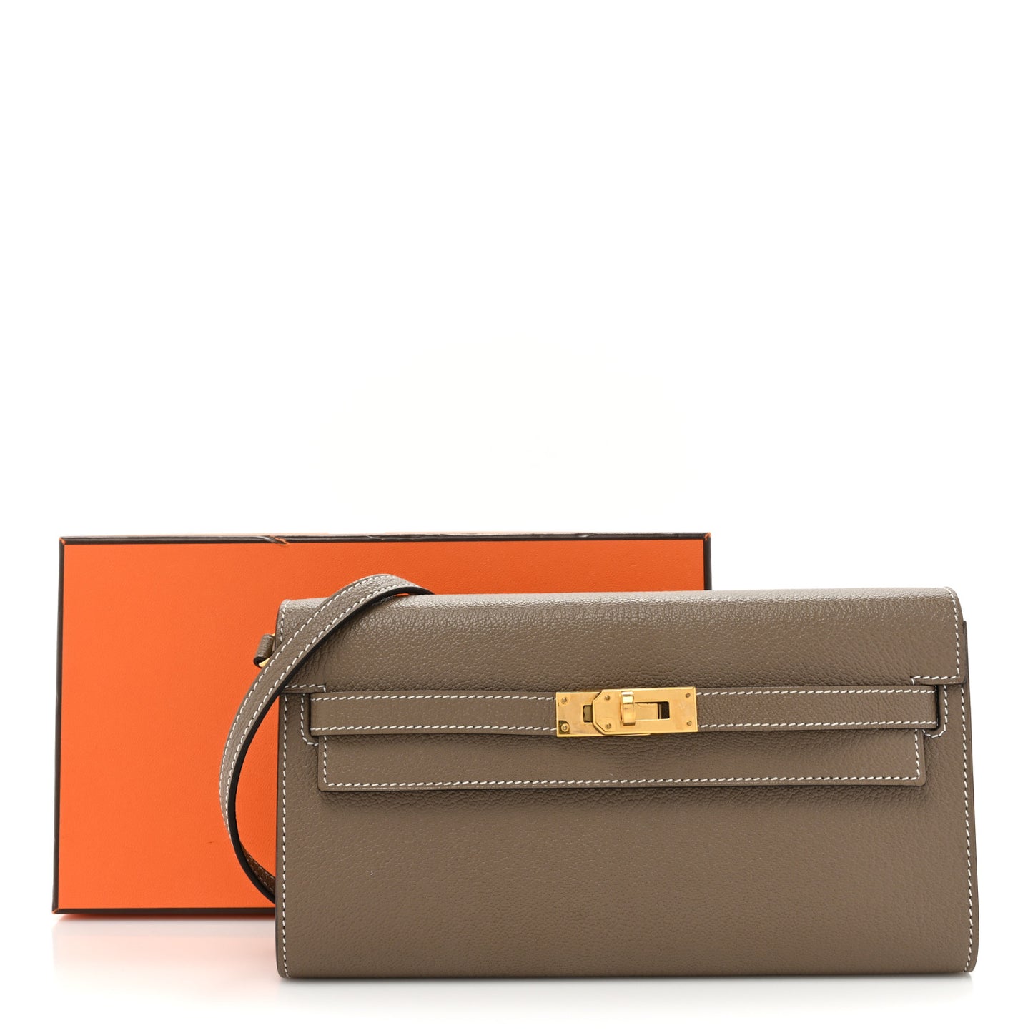 Chevre Mysore Kelly To Go Wallet Etoupe