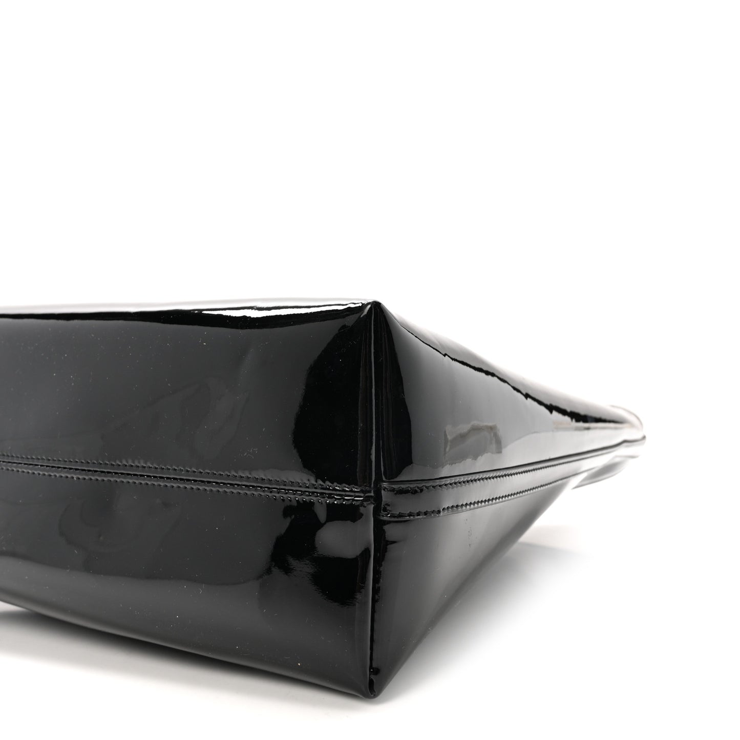 Patent Calfskin Rendez-Vous Hobo Black