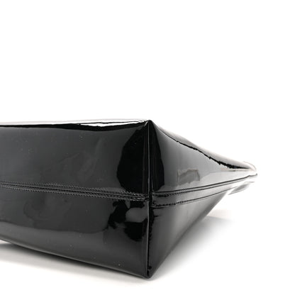 Saint Laurent Patent Calfskin Rendez-Vous Hobo Black 10 of 10