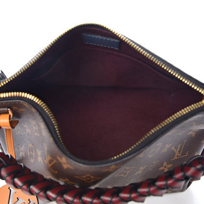 Louis Vuitton Monogram Beaubourg Hobo Mini Bordeaux Red Peach Safran Blue Jean Blue 5 of 11