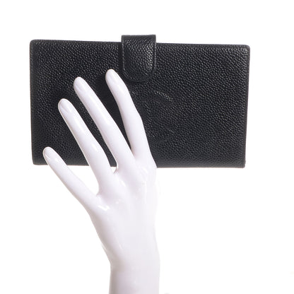 Chanel Caviar CC French Wallet Black 2 of 8