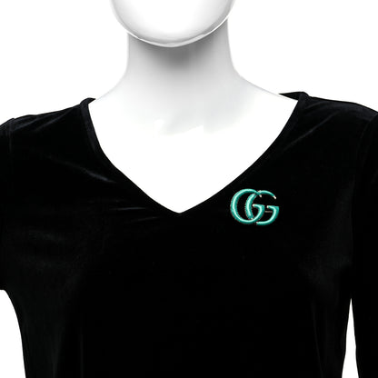 Gucci Sterling Silver Enamel GG Brooch Turquoise 2 of 5