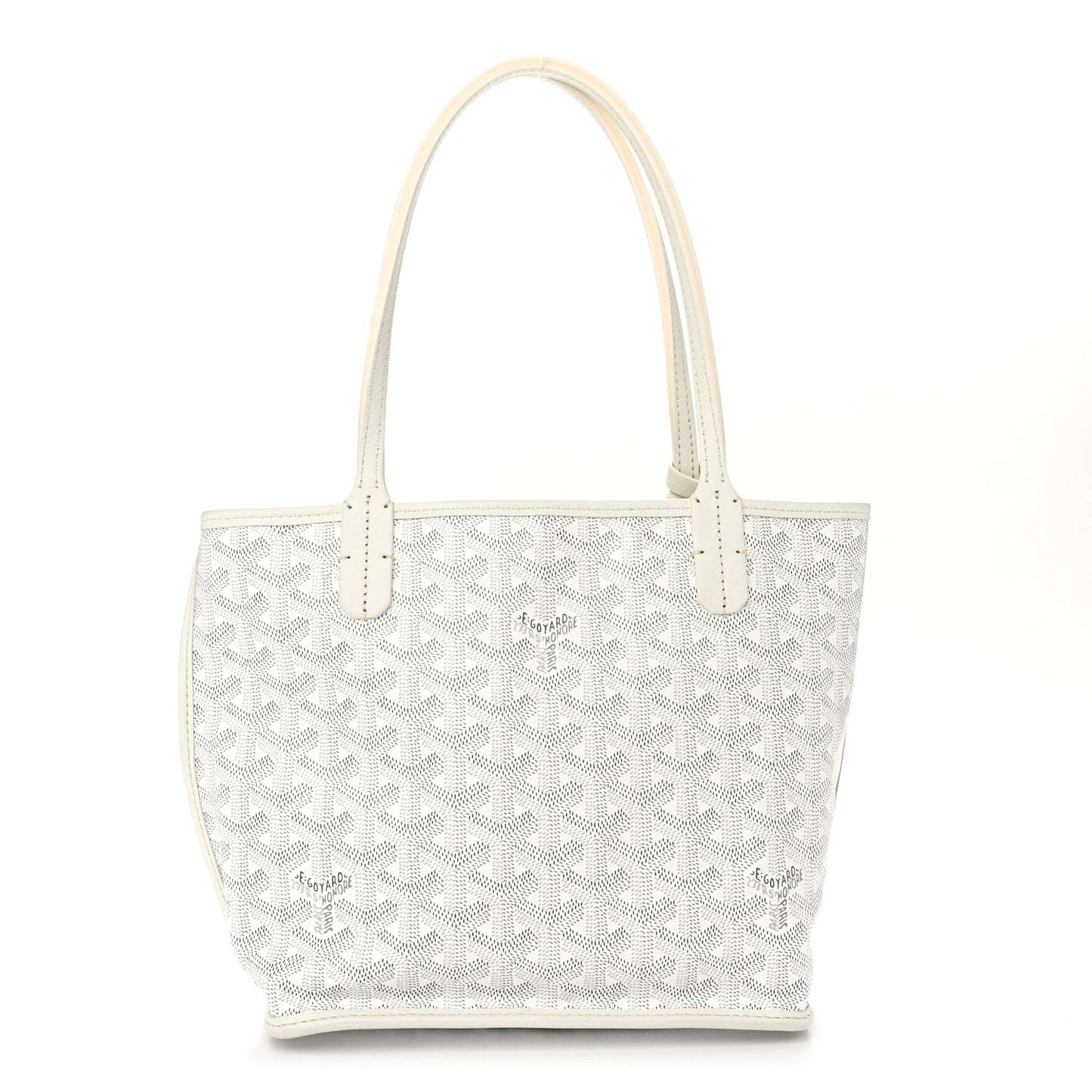 Goyardine Reversible Mini Anjou White
