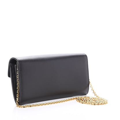 Fendi Vitello Liberty Lucido F is Fendi Continental Envelope Wallet On Chain Black 3 of 10