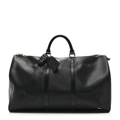 Louis Vuitton Epi Keepall 50 Black 1 of 9