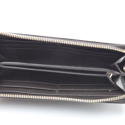 Gucci Pebbled Calfskin Donna Long Wallet Grey Field 5 of 9