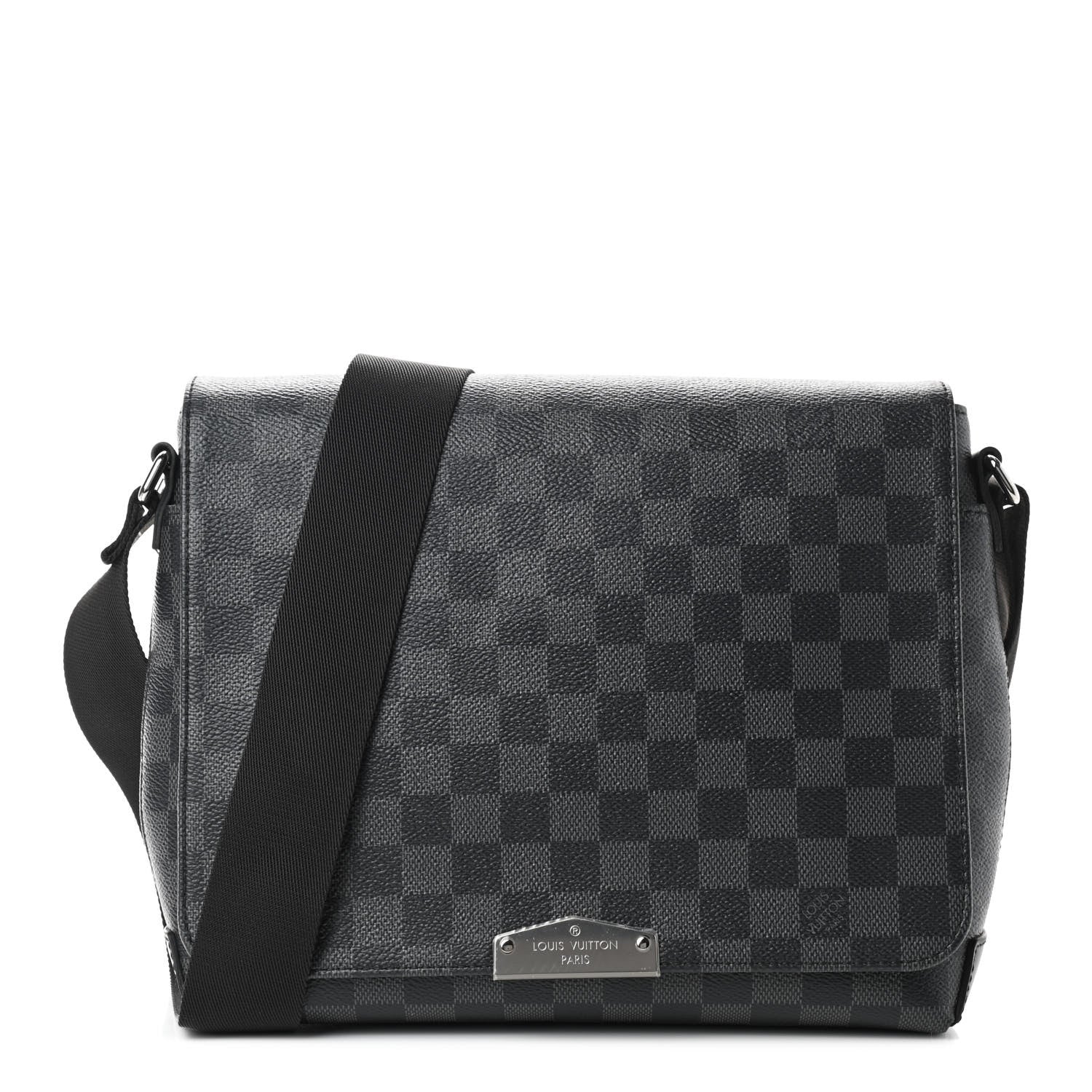 Louis Vuitton Damier Graphite District PM 1 of 8