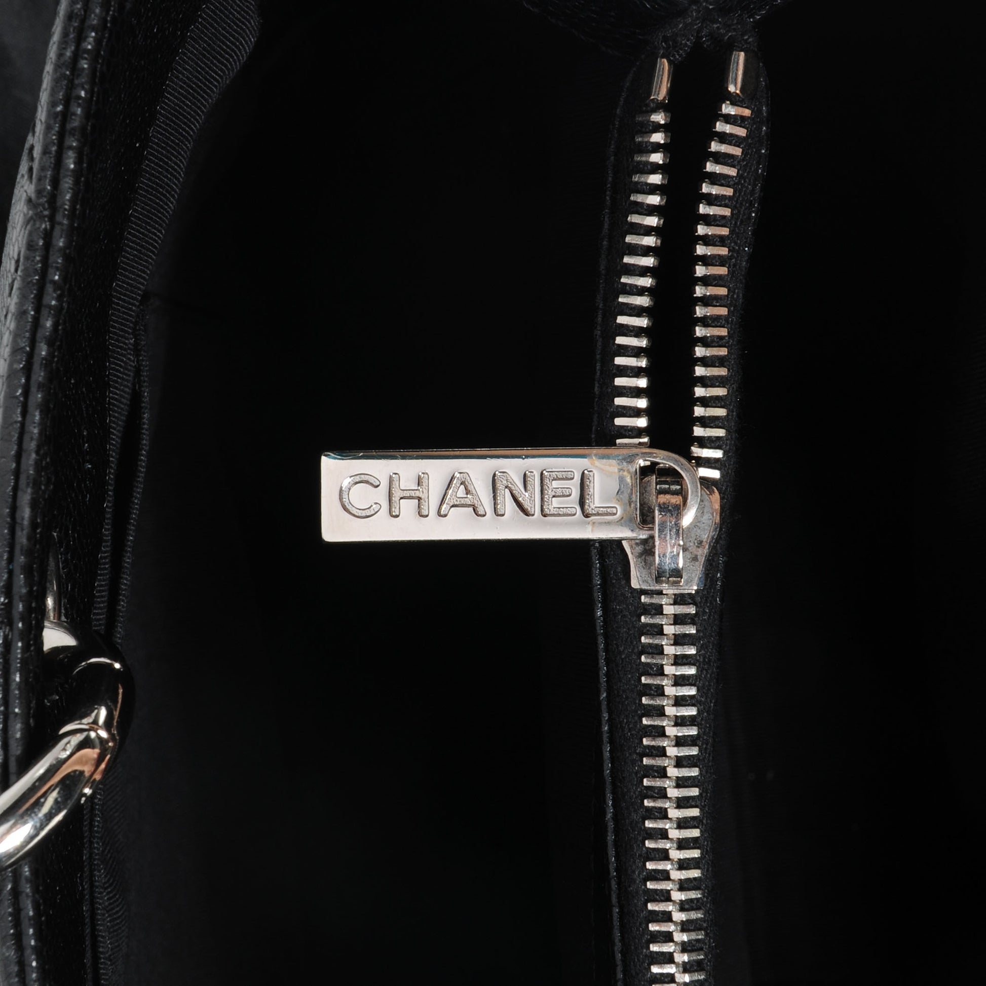 Chanel Caviar Grand Shopping Tote GST Black 7 of 8