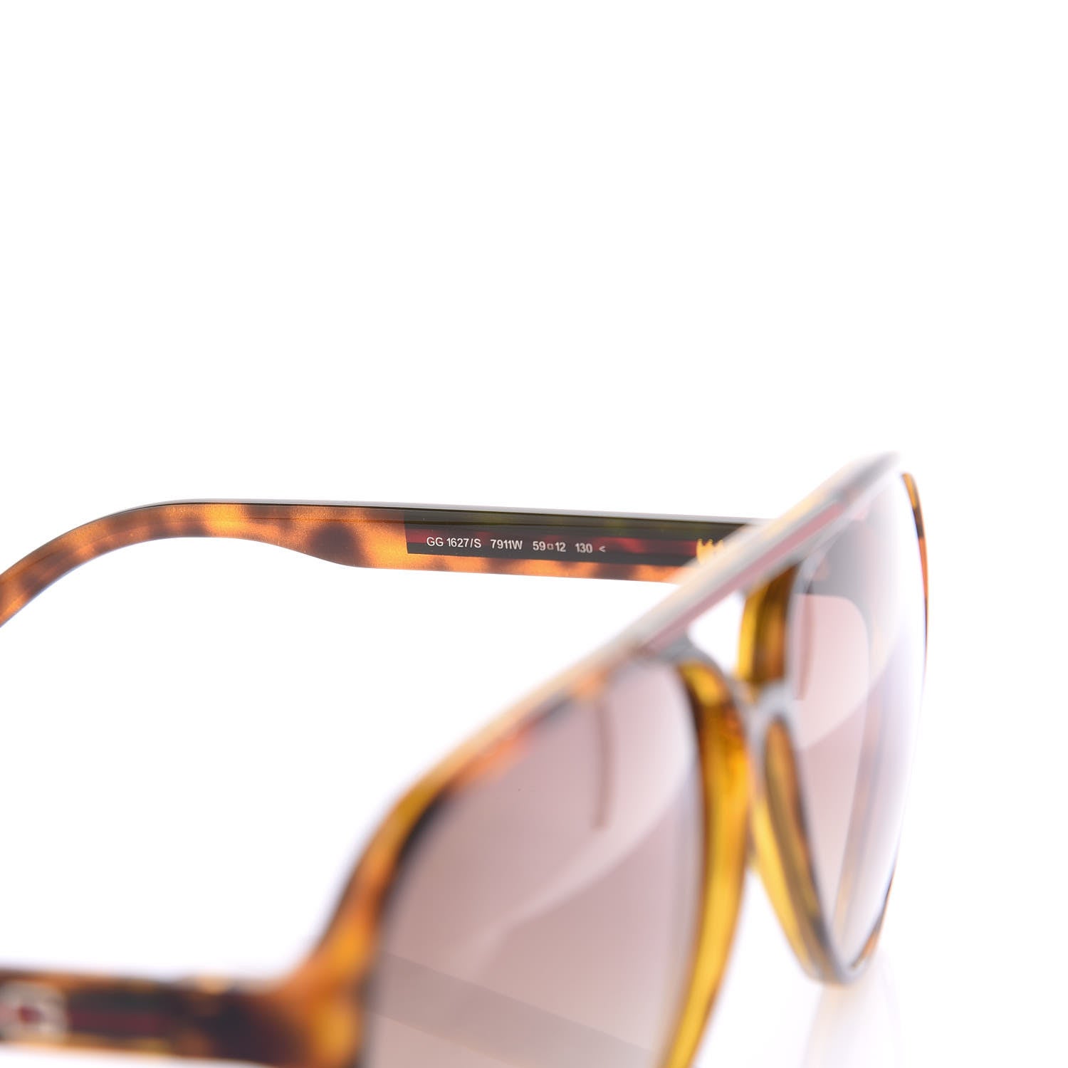 Gucci Acetate Aviator Sunglasses GG 1627/S Tortoise 5 of 8