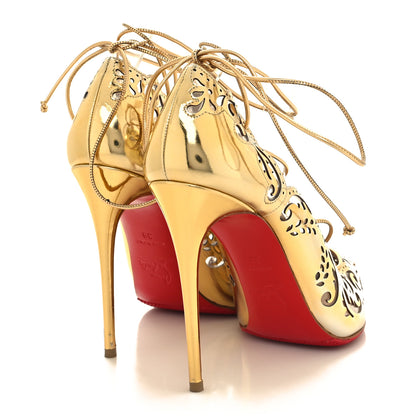 Christian Louboutin Metallic Impera 120 Pumps 39 Gold 4 of 8