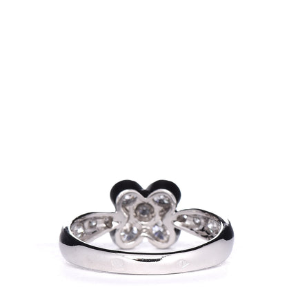 Van Cleef & Arpels 18K White Gold Diamond Arno Ring 49 4.75 4 of 5