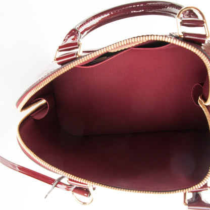 Louis Vuitton Vernis Alma PM Griotte 5 of 7