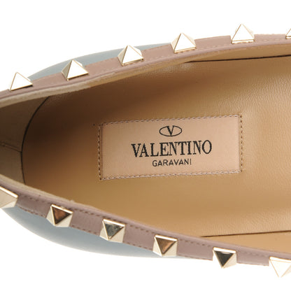 Valentino Garavani Calfskin Nappa Rockstud Ballerina Flats 40 Sky Sorbet Poudre 7 of 7
