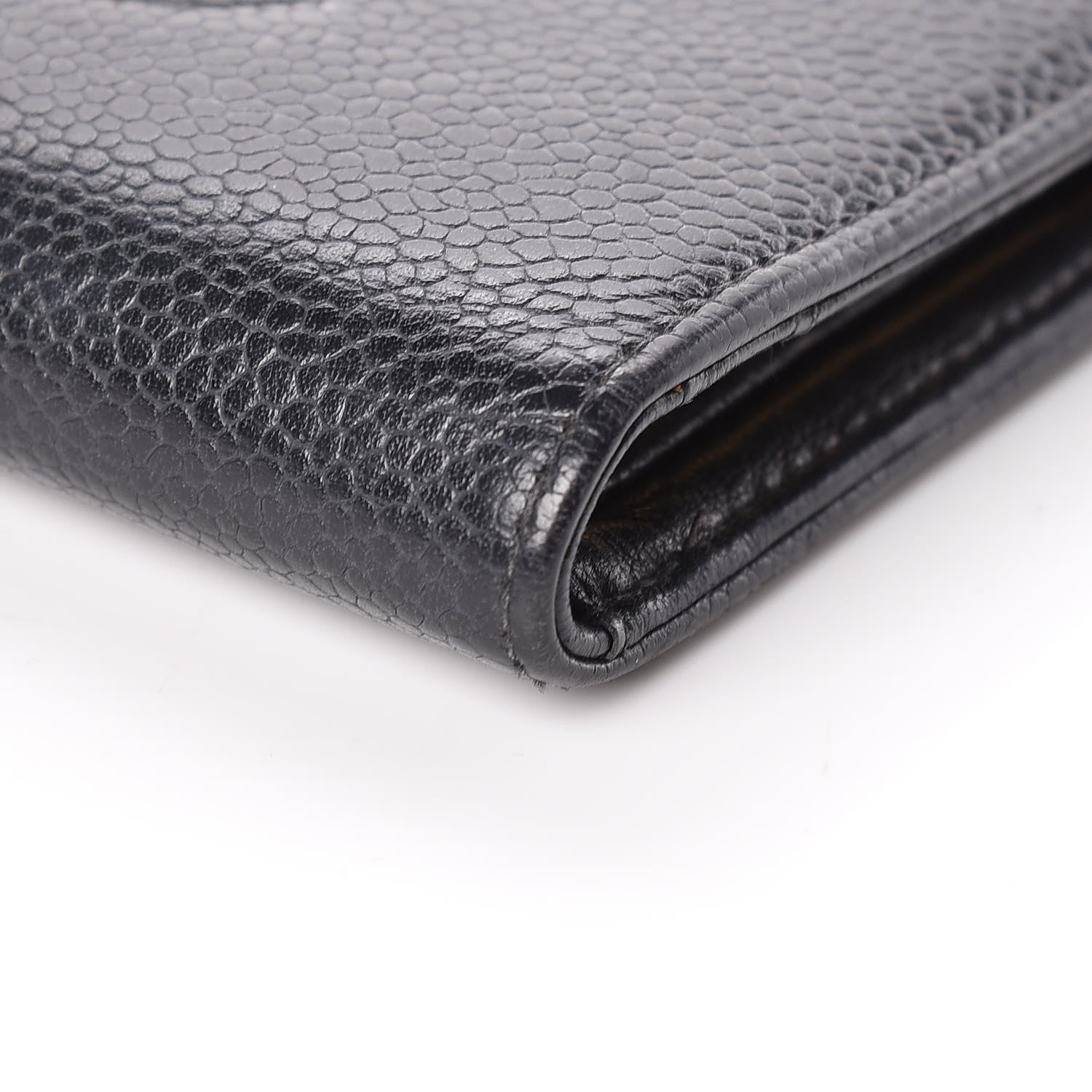 Chanel Caviar Timeless CC Compact French Wallet Black 11 of 11