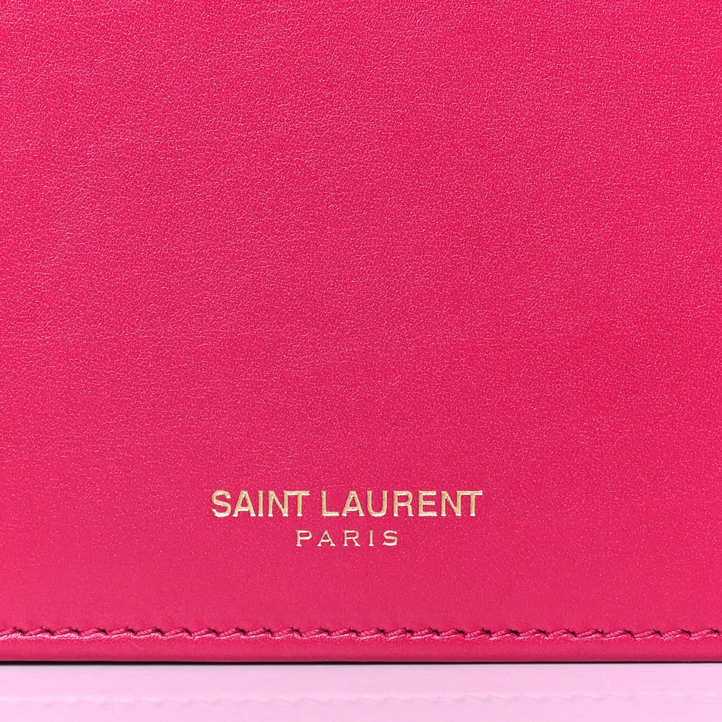 Smooth Calfskin Tuc iPad Case Fushia