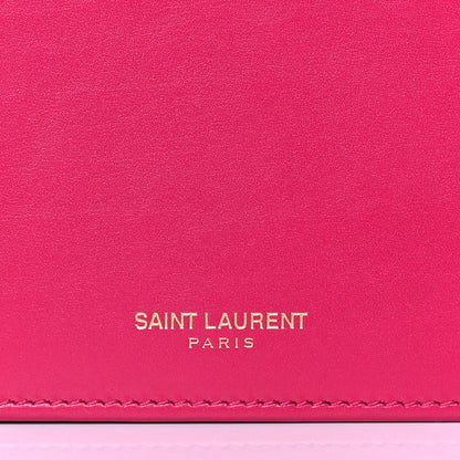 Saint Laurent Smooth Calfskin Tuc iPad Case Fushia 7 of 12