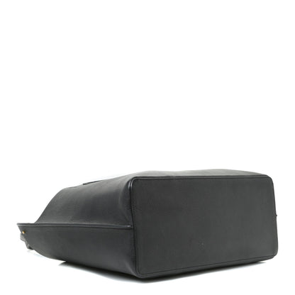 Valentino Garavani Calfskin Large Vlogo Tote Black 3 of 9
