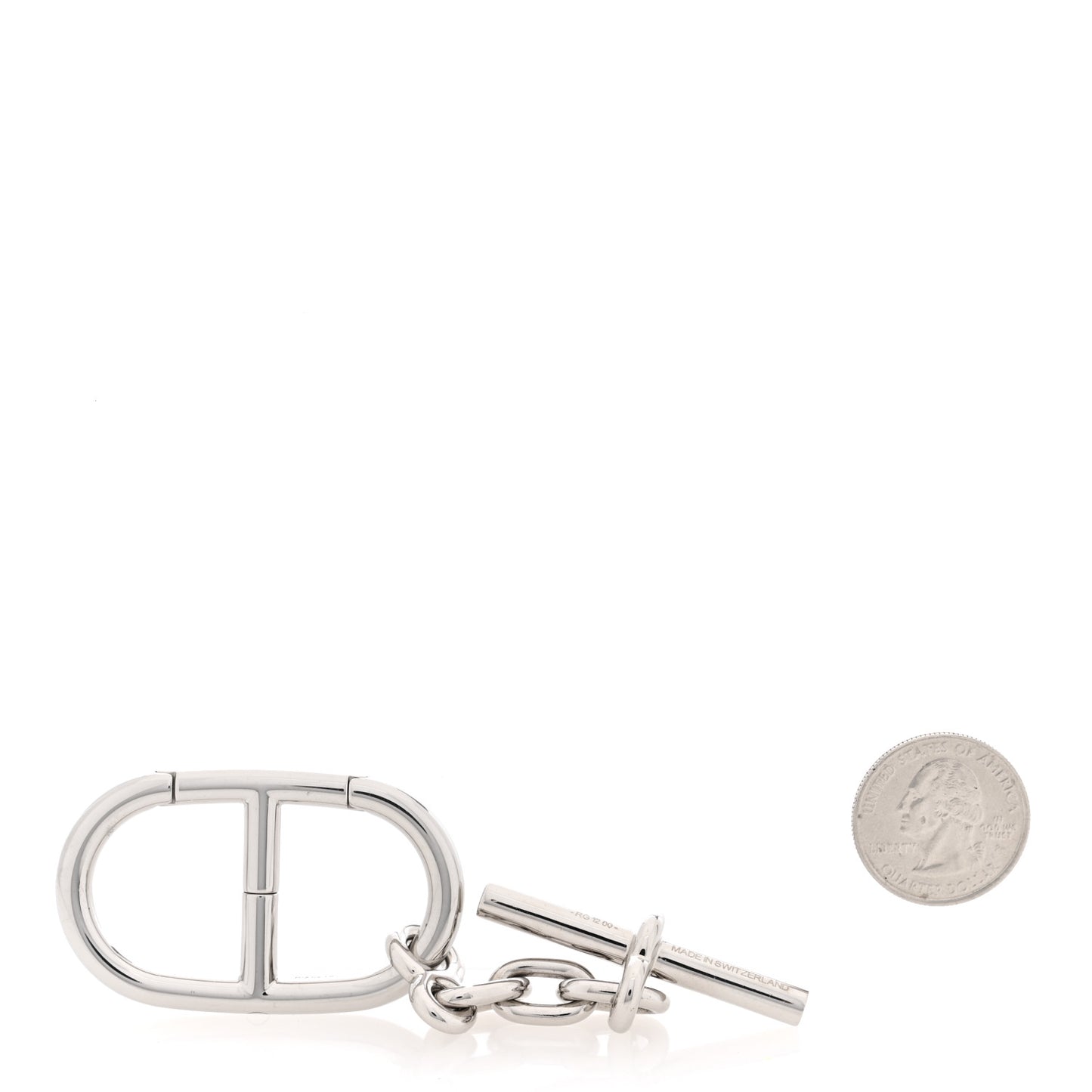Palladium Chaine d'Ancre Key Ring