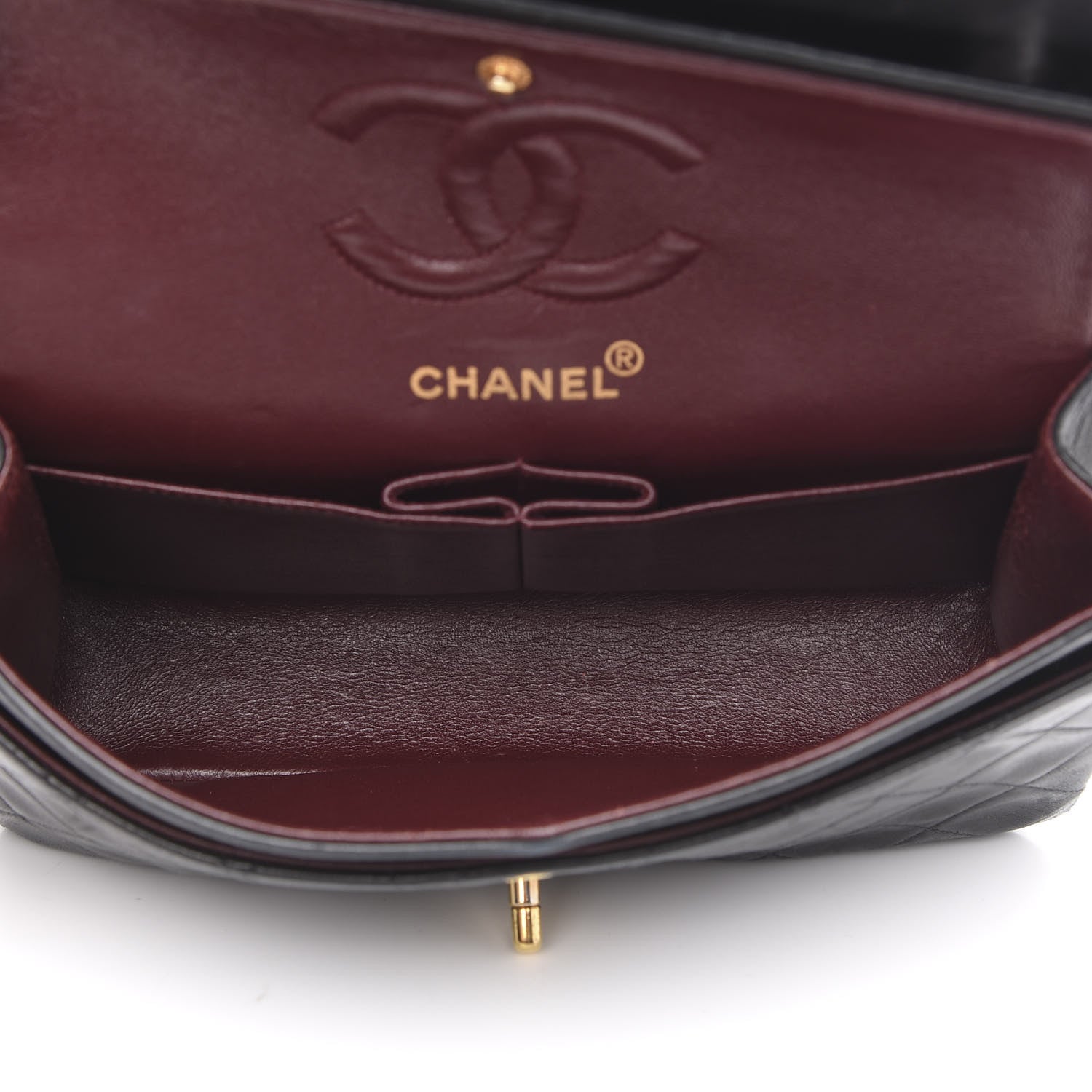 Chanel Lambskin Quilted Small Double Flap Black 5 of 16