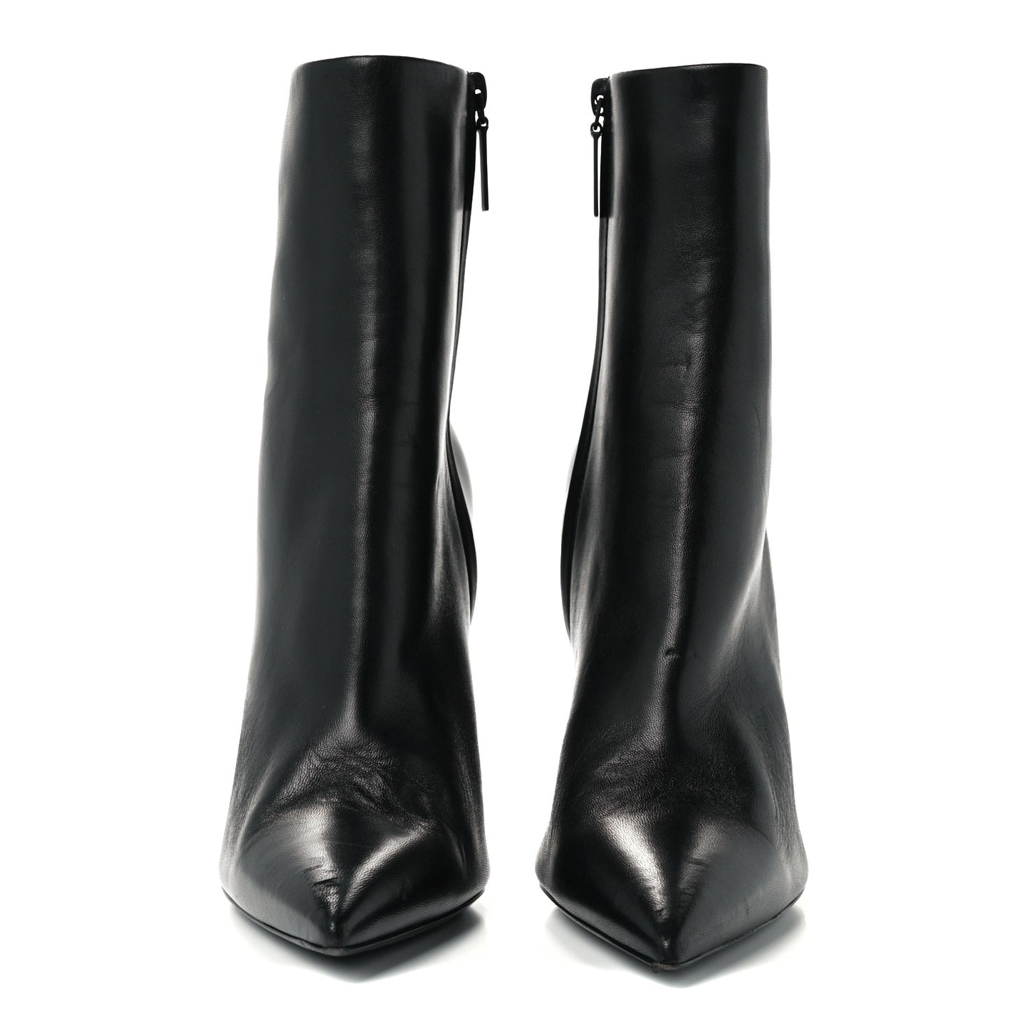 Calfskin Opyum Ankle Boots 39.5 Black