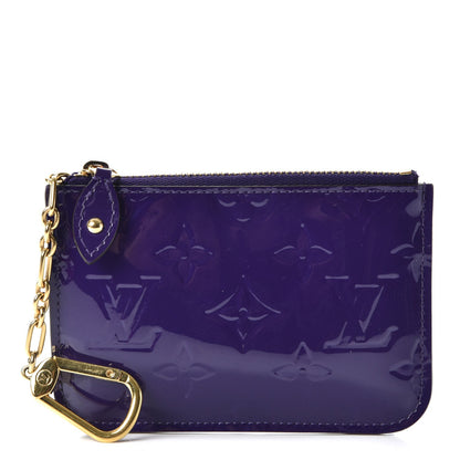 Louis Vuitton Vernis Key Pouch Blueberry 1 of 8