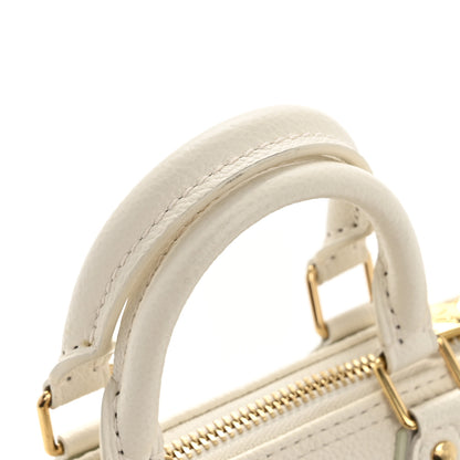 Louis Vuitton Empreinte Monogram Giant Nano Speedy Latte Matcha 10 of 12