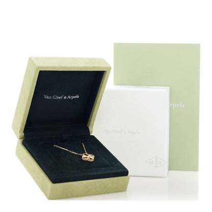 Van Cleef & Arpels 18K Yellow Gold Guilloche Vintage Alhambra Pendant Necklace 6 of 6